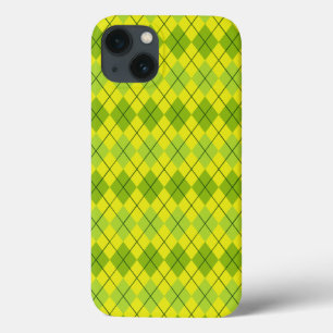 Heldergroen Schots Tartan-patroon Case-Mate iPhone Case