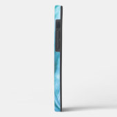 Heldergroen turquoise Leaf floral Design Case-Mate iPhone Case (Achterkant / Links)