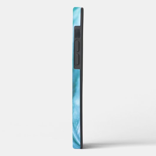 Heldergroen turquoise Leaf floral Design Case-Mate iPhone Case (Achterkant / Links)