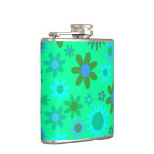 Heldergroen ventilatorpatroon heupfles (Rechts)