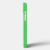 Heldergroen Verticaal Strepenpatroon Case-Mate iPhone Case (Achterkant / Links)