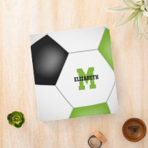 Heldergroen Zwart Voetbalteam Kleuren Atleet Naam