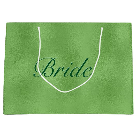 Heldergroene abstracte achtergrond groot cadeauzakje (Voorkant)