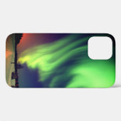 Heldergroene Alaskaanse Northern Lights Case-Mate iPhone Case (Achterkant (horizontaal))