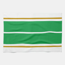 Heldergroene brede racestrepen Witte achtergrond