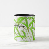 Heldergroene fern mok (Midden)