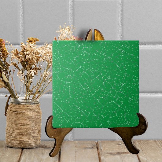Heldergroene gebarsten glazuur Eenvoudige moderne  Tegeltje