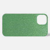 Heldergroene Glitter iPhone draagtas Hoesje (Achterkant horizontaal)