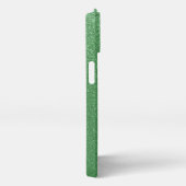 Heldergroene Glitter iPhone draagtas Hoesje (Rechterkant)