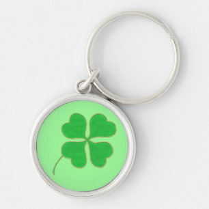 Heldergroene gouden stippen, sleutelhanger