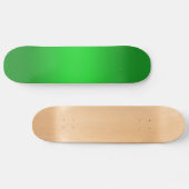 Heldergroene gradiënt - Emerald Greens Sjabloon B Persoonlijk Skateboard (Horizontaal)
