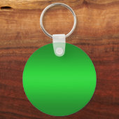 Heldergroene gradiënt - Emerald Greens Sjabloon B Sleutelhanger (Voorkant)