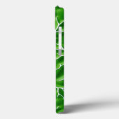 Heldergroene iPhone-hoes met aderpatroon Case-Mate iPhone Case (Achterkant / Links)