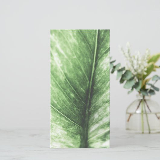 Heldergroene Kaart met elastisch elastisch design (Staand voorkant)