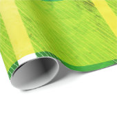 Heldergroene kerstvakantie cadeaupapier (Rol Hoek)