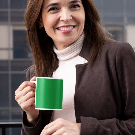 Heldergroene koffie Mok