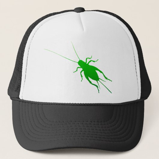 Heldergroene Krekel Trucker Pet (Voorkant)