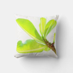Heldergroene Kudu-lelieblaadjes Kussen Pillow