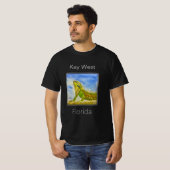 Heldergroene leguaan, Key West, Florida T-shirt (Voorkant volledig)