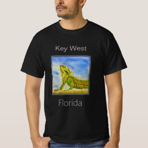 Heldergroene leguaan, Key West, Florida T-shirt