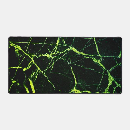 Heldergroene marmer bureaumat (Voorkant)