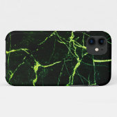 Heldergroene marmer Case-Mate iPhone case (Achterkant (horizontaal))