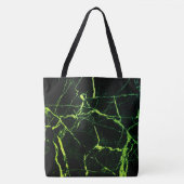 Heldergroene marmer  tote bag (Voorkant)