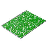 Heldergroene marmeren notitieboek (Linkerzijde)