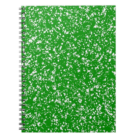 Heldergroene marmeren notitieboek (Voorkant)