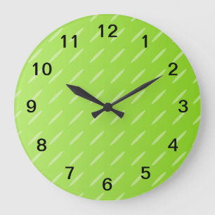 Heldergroene patterned Background Design. Grote Klok
