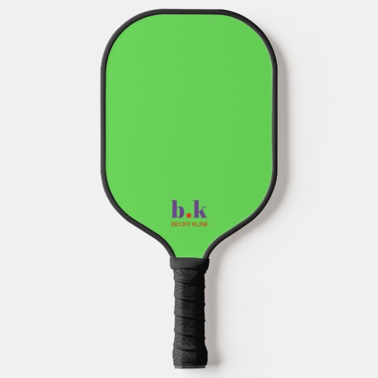 Heldergroene Pickleball Paddle (Voorkant)