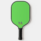 Heldergroene Pickleball Paddle (Achterkant)