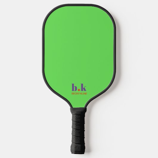 Heldergroene Pickleball Paddle (Achterkant)