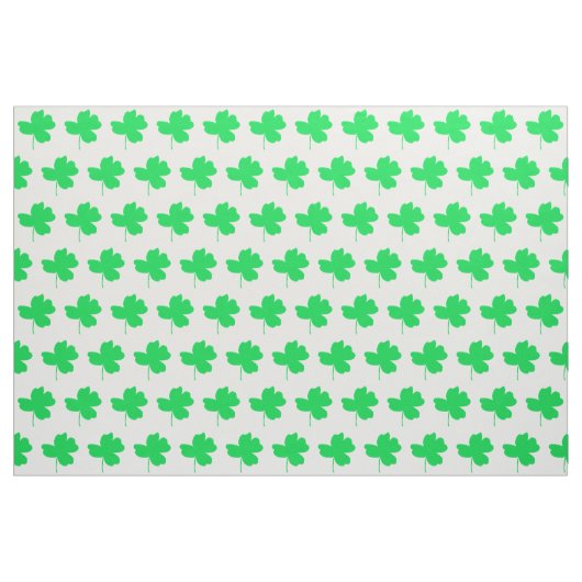 Heldergroene Shamrock Shamrocks stof (Yard (91,4 cm))