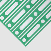 Heldergroene Stippelrand Decoupagepapier Tissuepapier (Detail)