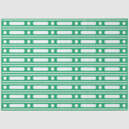 Heldergroene Stippels Rand Decoupage Papier