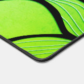 Heldergroene tinten creatief verlofpatroon bureaumat (Hoek)