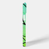 Heldergroene tinten creatief verlofpatroon Case-Mate iPhone case (Achterkant / Rechts)