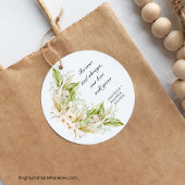 Heldergroene Tropische Pampagras Ronde Sticker