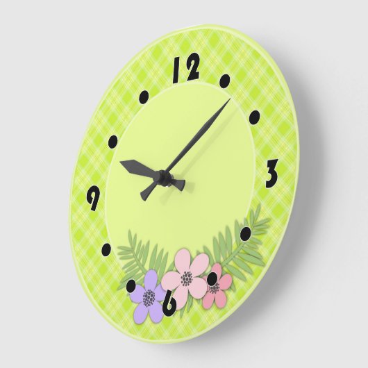 Heldergroene vlecht grote klok (Hoek)