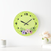Heldergroene vlecht grote klok (Huis)