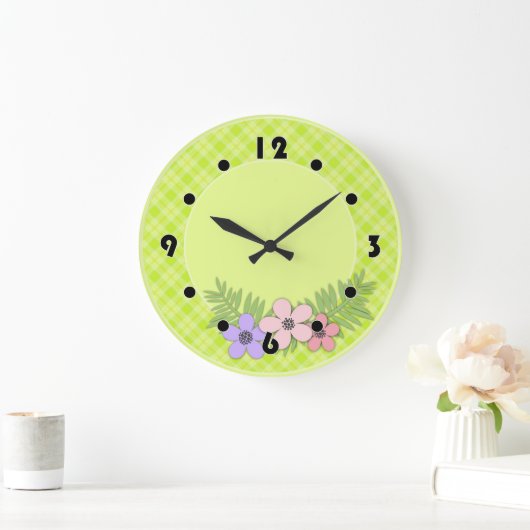 Heldergroene vlecht grote klok (Huis)