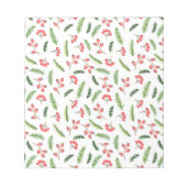 Helderhand getekend kerstmannetje notitieblok (Voorkant)