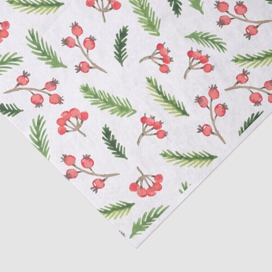 Helderhand getekend kerstmannetje tissuepapier (Detail)