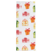 Helderhandgetekende Waterverf Cadeerpakket Wijn Cadeautas (Achterkant)