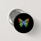 Helderheid 3D-effect door Rainbow-kleuren met held Ronde Button 3,2 Cm (Voorkant /achterkant)