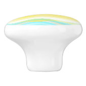 Helderheid Abstract Retro Cool Wave Patroon Keramische Knop (Zijkant)