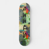 Helderheid abstract, stijlvol, gepersonaliseerd persoonlijk skateboard (Voorkant)