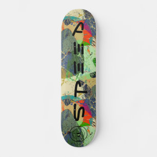 Helderheid abstract, stijlvol, gepersonaliseerd persoonlijk skateboard