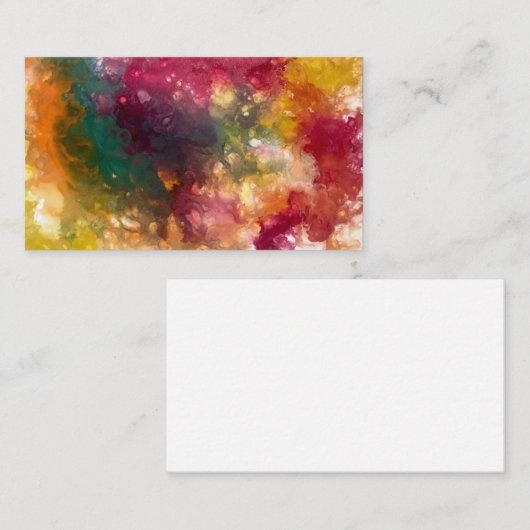 Helderheid Abstract Visitekaartje (Voorkant / Achterkant)